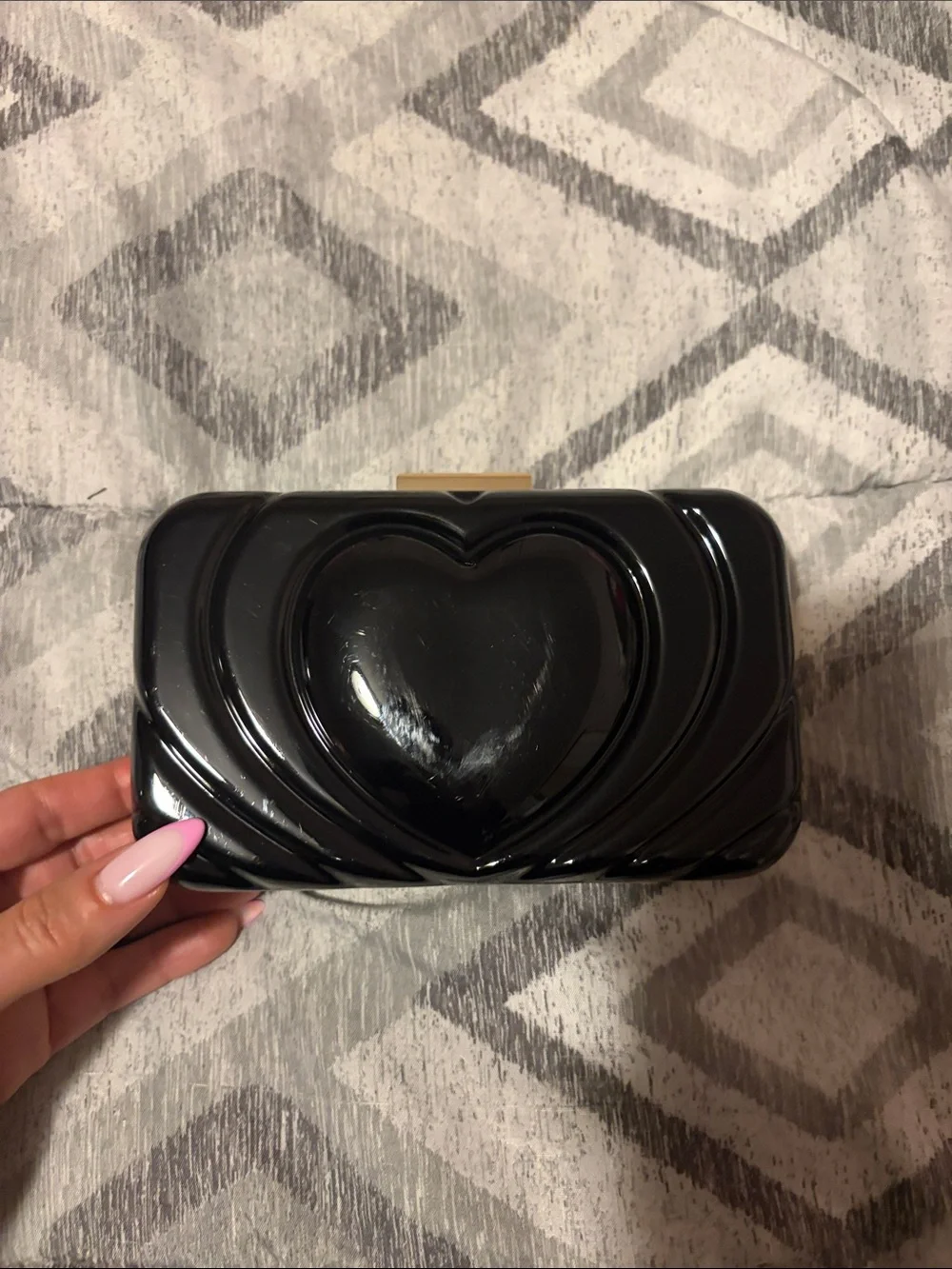 Love Moschino SMART DAILY BAG HEART - Clutch - nero